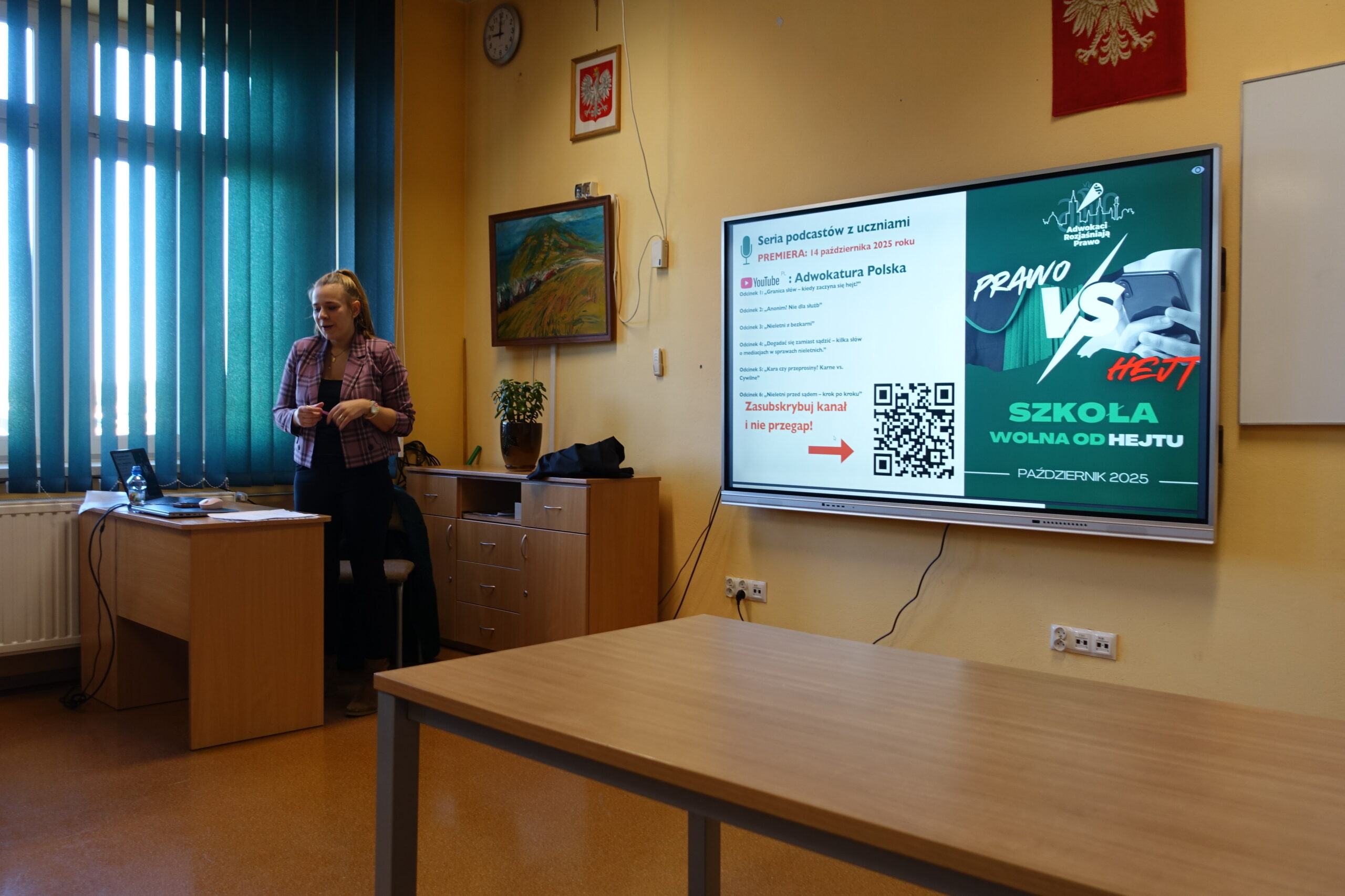 Udział w akcji edukacyjnej „Adwokaci rozjaśniają prawo”