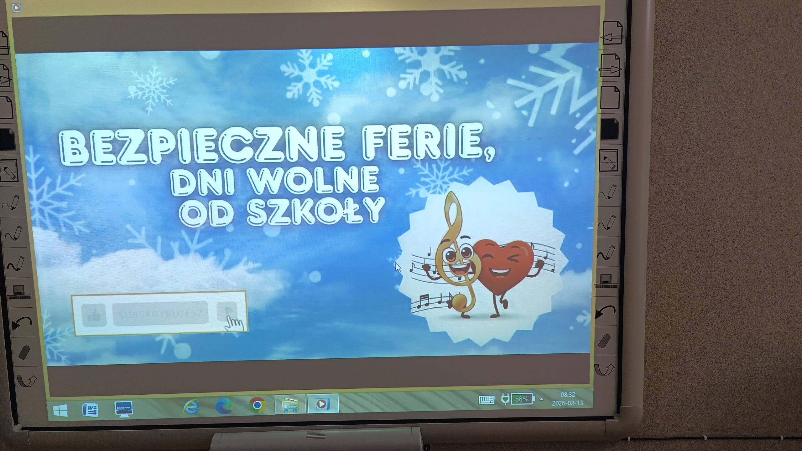 Bezpieczne ferie – ważna lekcja dla naszych uczniów