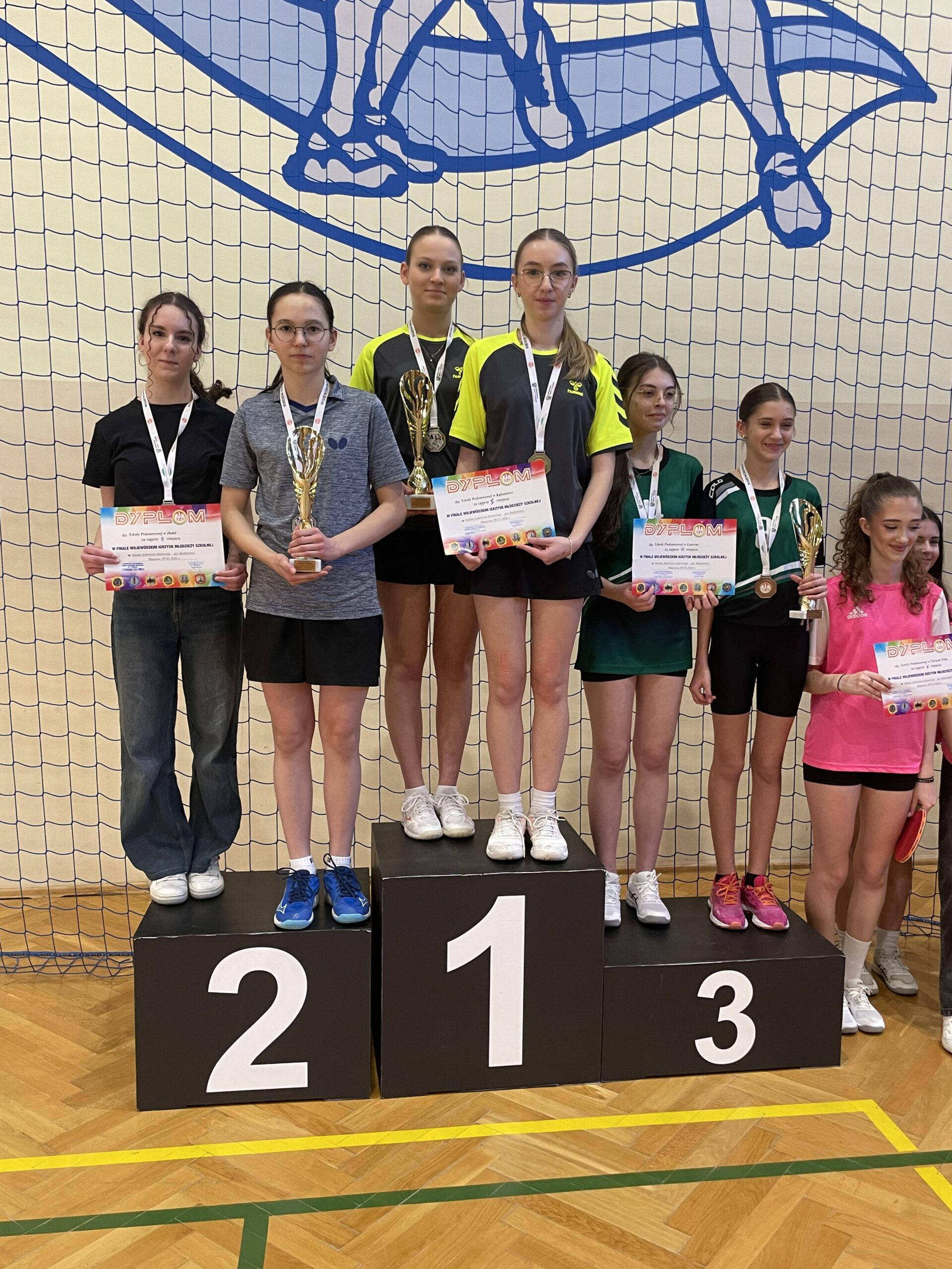 Wicemistrzostwo województwa – sukces tenisistek stołowych