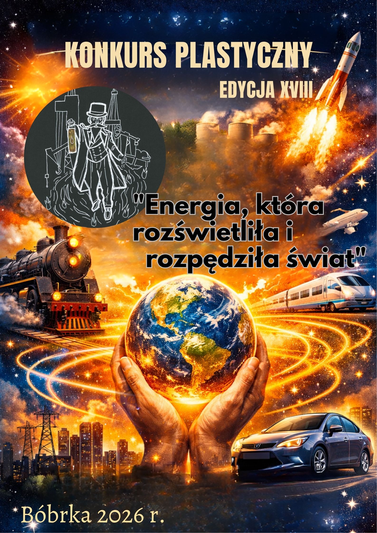 Laureaci konkursu plastycznego  „Energia, która rozświetliła i rozpędziła świat”  